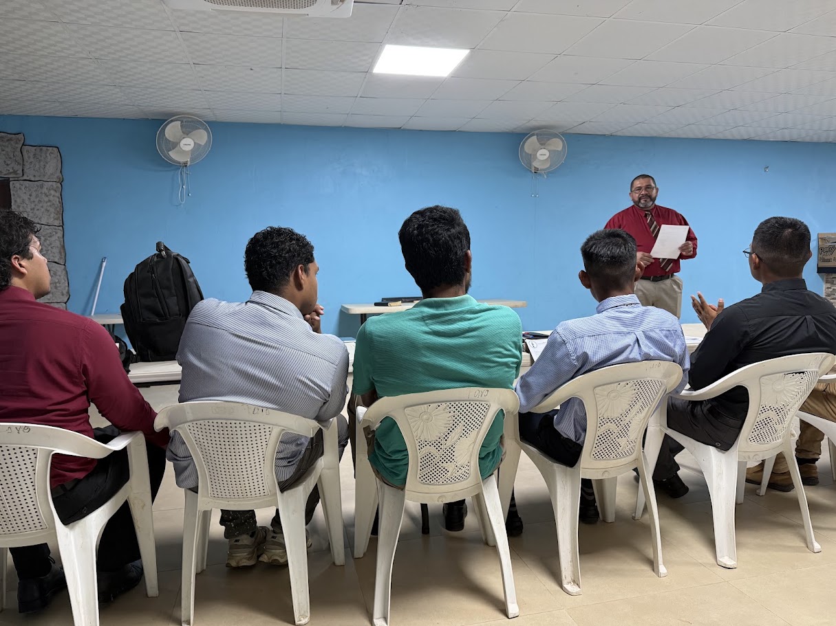 Pastors in a training workshop